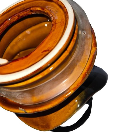 Rare Gibson Vintage Handpainted Snowman Cookie Jar Christmas Holiday - Picture 7 of 7